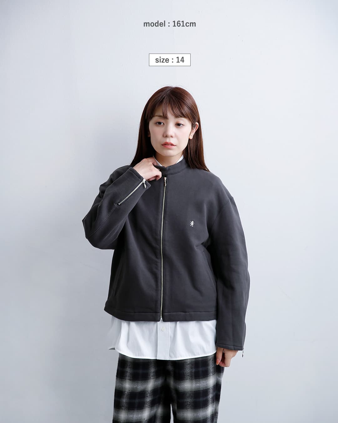 Gymphlexヘビー裏毛 シングルライダース ジャケット gy-a0862wol