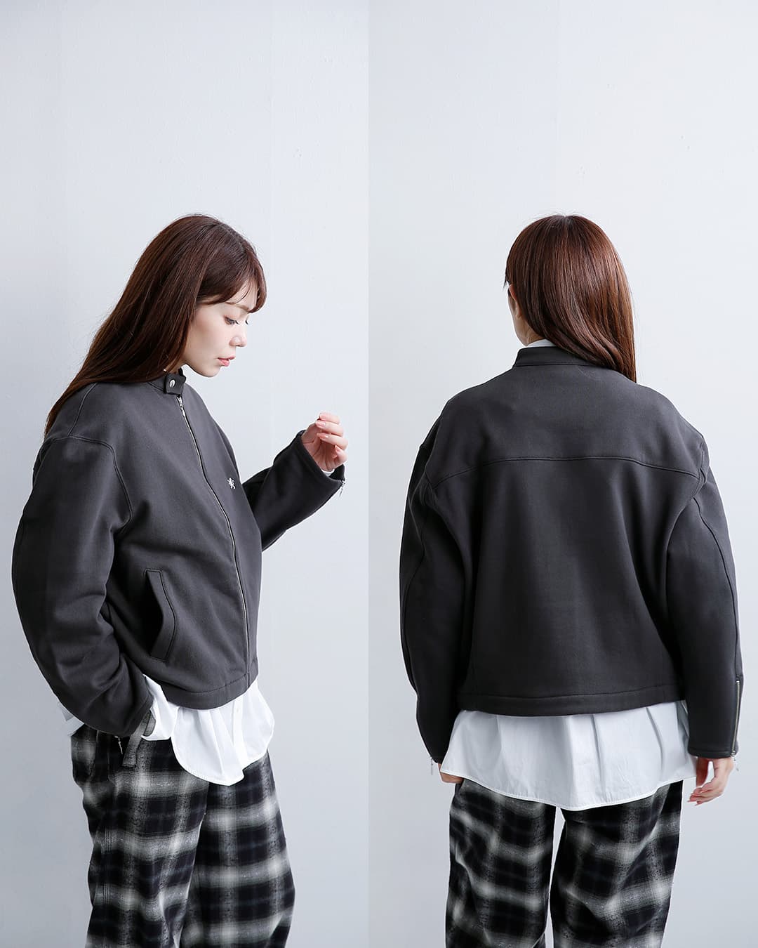 Gymphlexヘビー裏毛 シングルライダース ジャケット gy-a0862wol