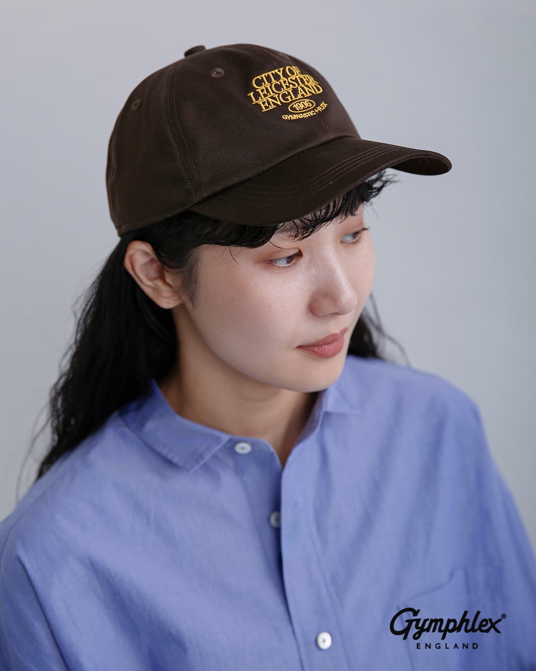 Gymphlexコットンツイル ロゴ キャップ gy-h0411cog