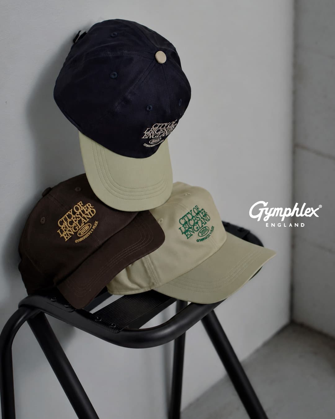 Gymphlexコットンツイル ロゴ キャップ gy-h0411cog