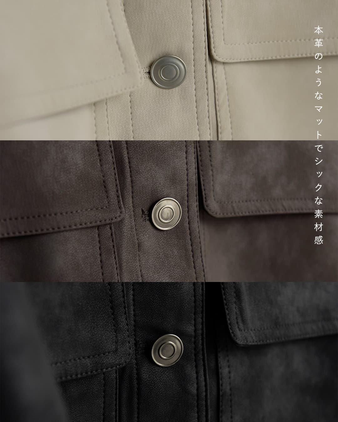 HERENCIAレギュラーカラー フラップポケット ジャケット h226304