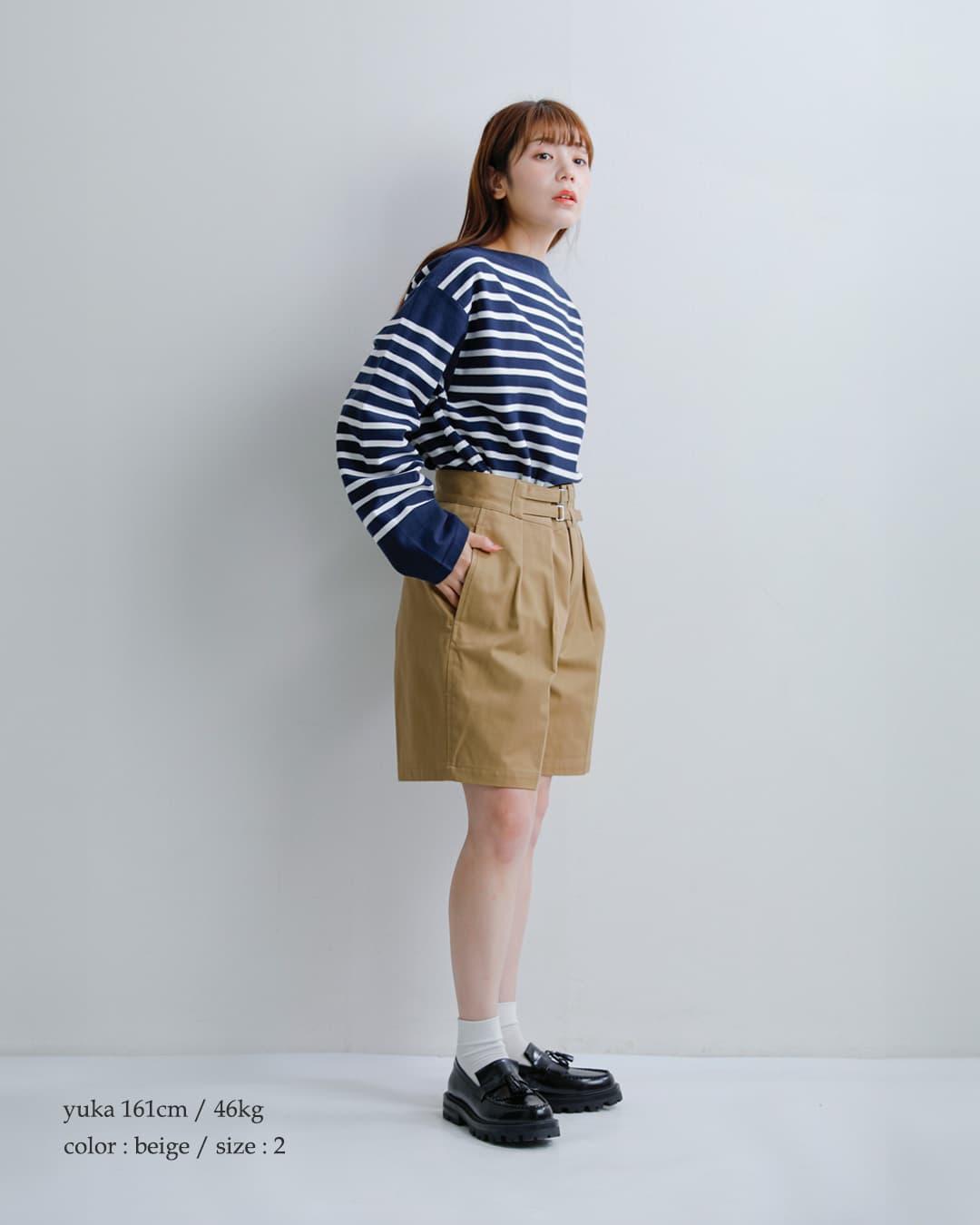 LENO(���m)�R�b�g���c�C�� �_�u���x���g �O���J�V���[�g�p���c DOUBLE BELTED GURKHA  SHORTS h2601-pt001
