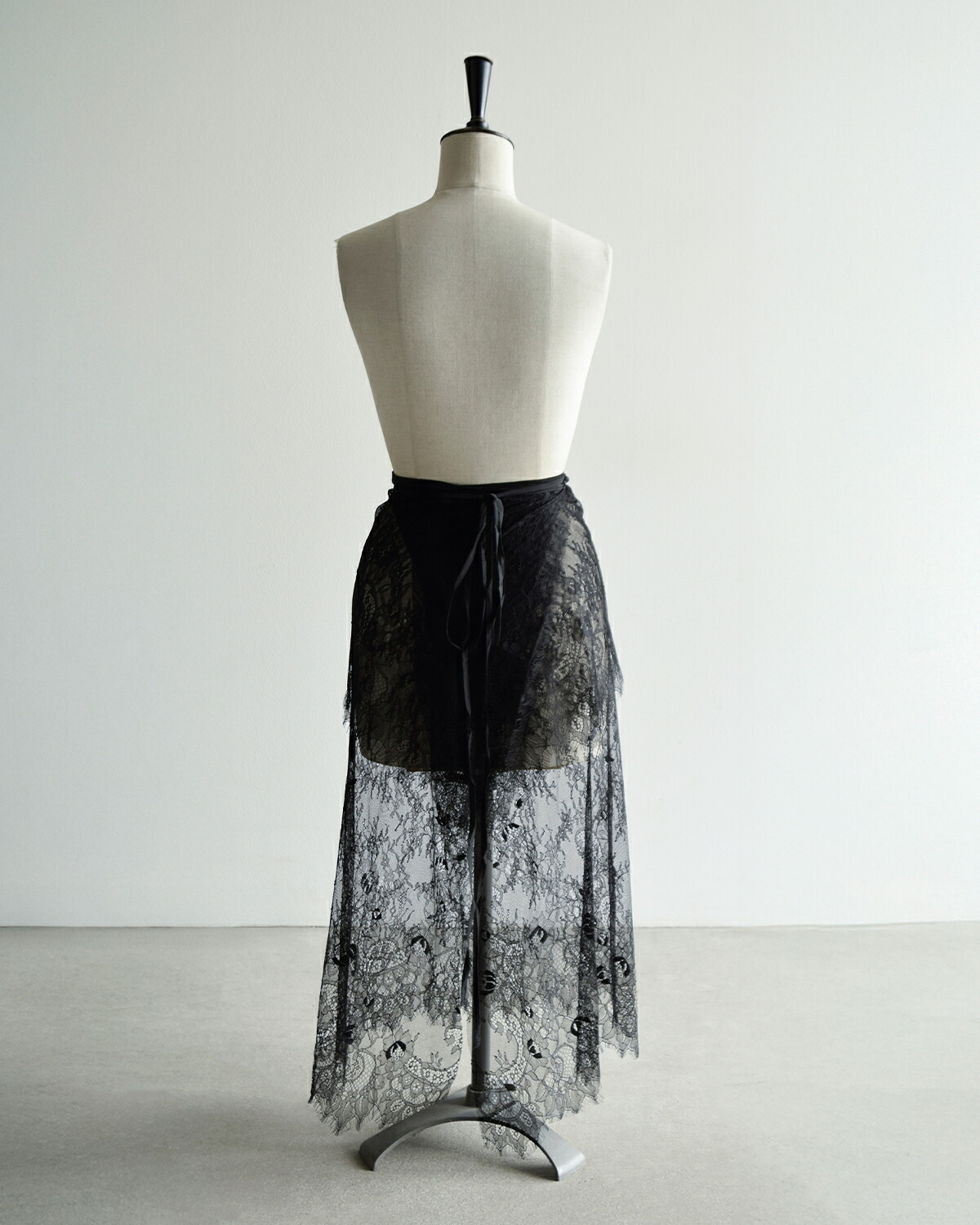 Hella(ヘラ)2way レイヤード レース ラップスカート 2way Layered Lace Wrap Skirt h263-37