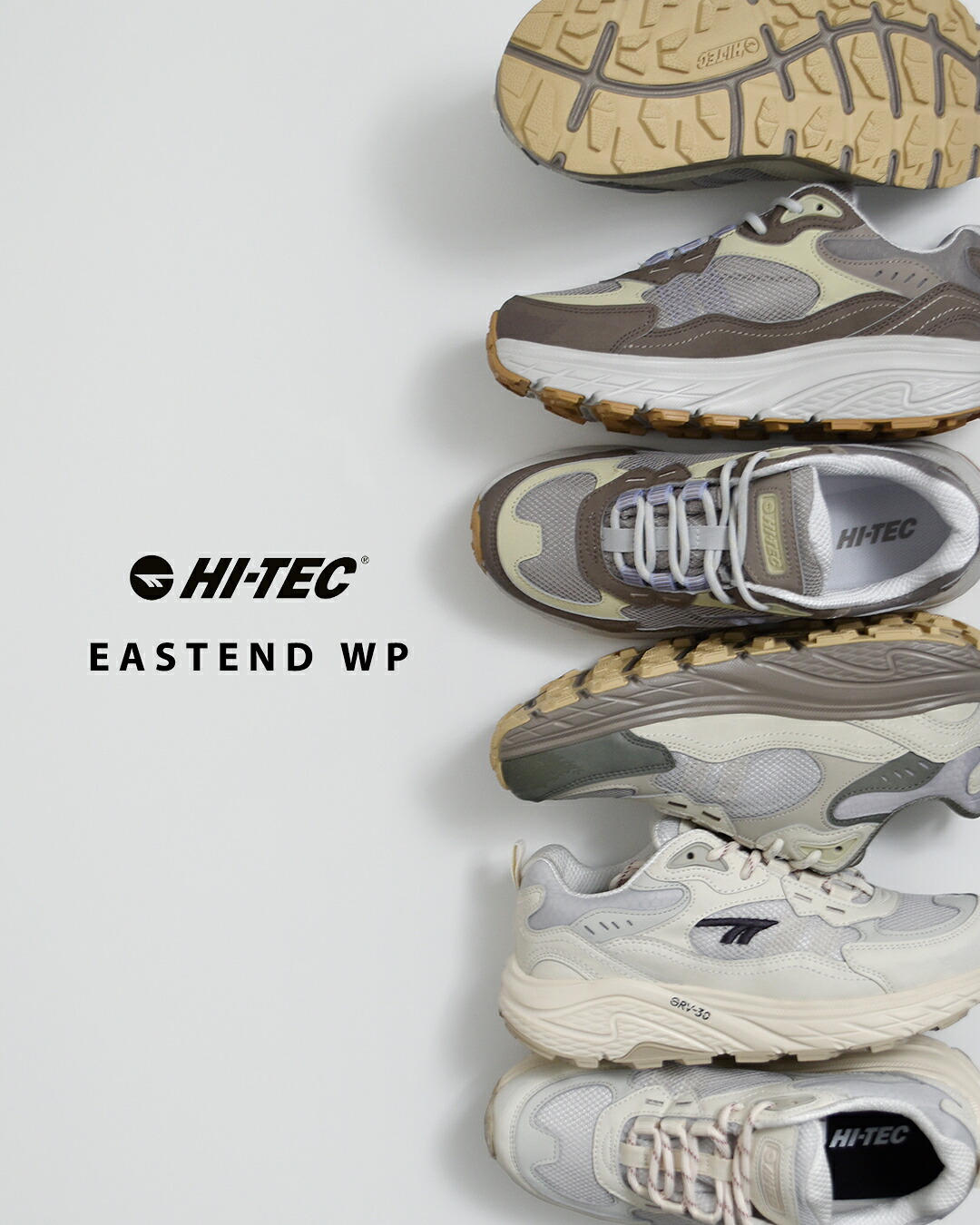 HITEC(ハイテック)イーストエンド ドライハイストーム ハイキング スニーカー EASTEND WP ht-hku16