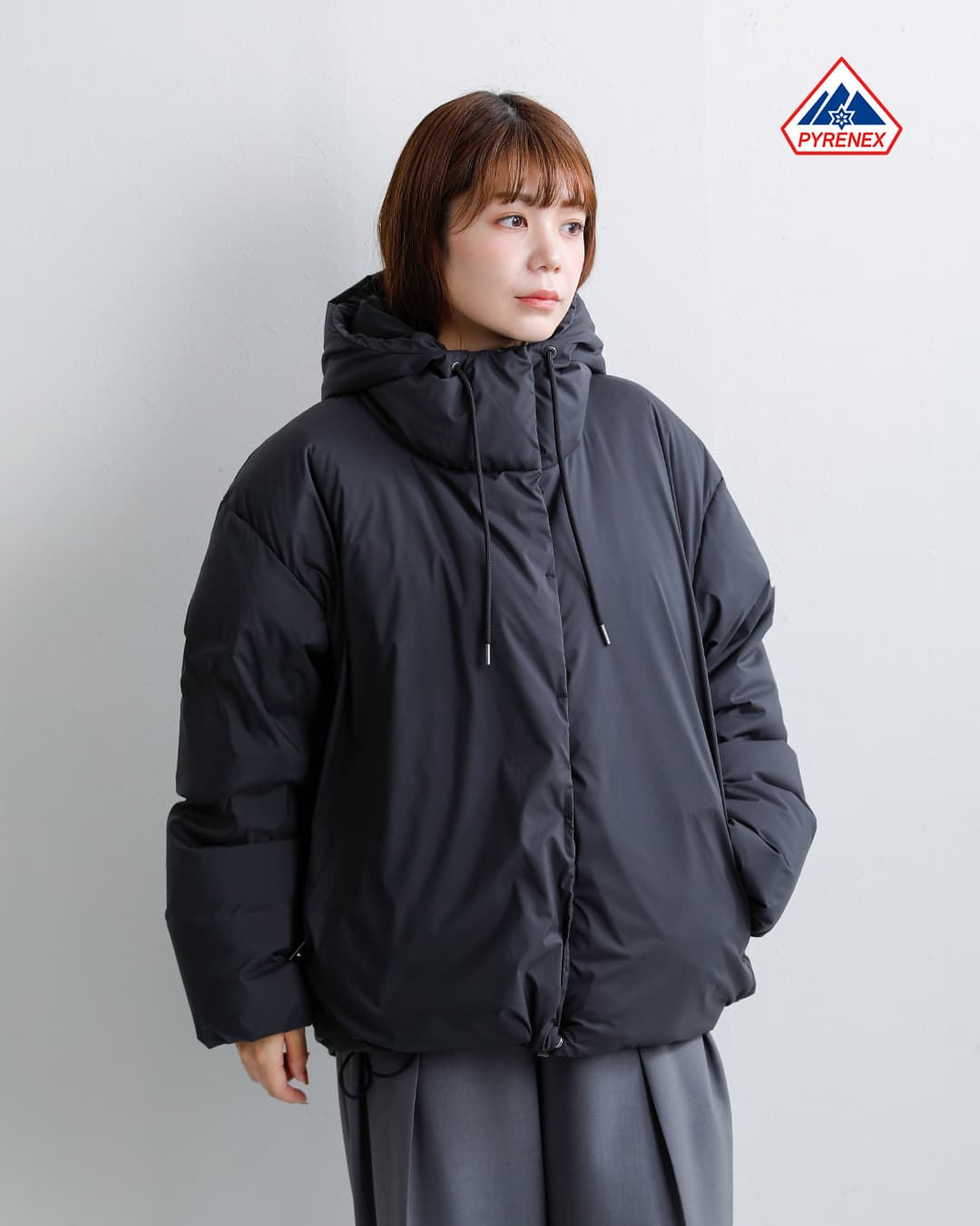 PYRENEX ピレネックス フレンチダック スタンドカラー ダウン