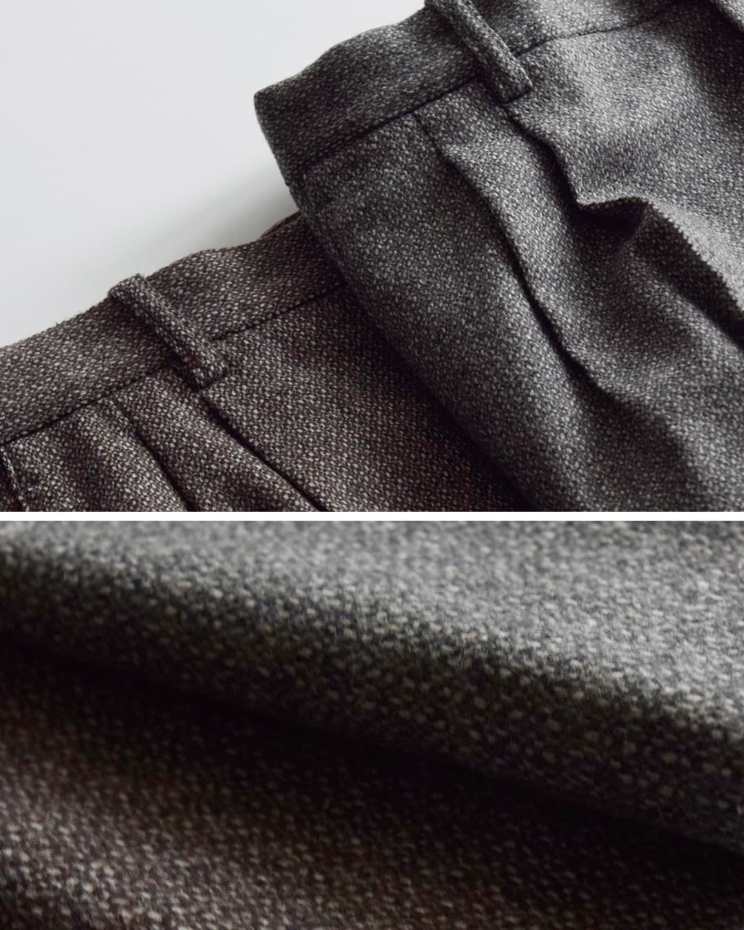 COUTURE D’ADAMイタリアンツイード ワイド トラウザーズ i-tw-w-trouser