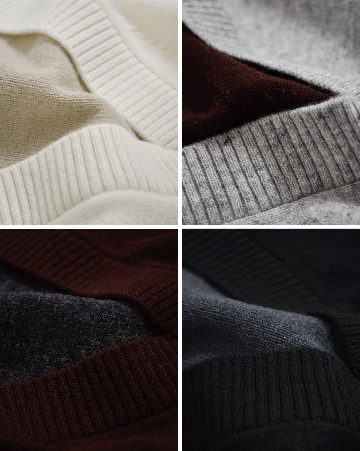 IHATOV(イーハトーブ)ウール ダブルニット ラウンド セーター ih12-8a-23712