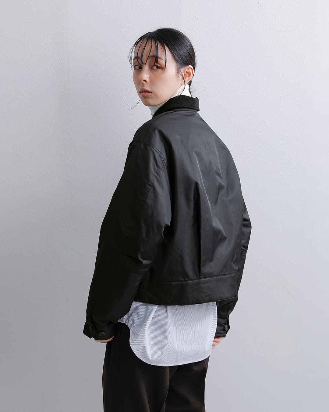 FRED PERRYコーデュロイカラー パデッド カバンジャケット Padded Caban Jacket j3116