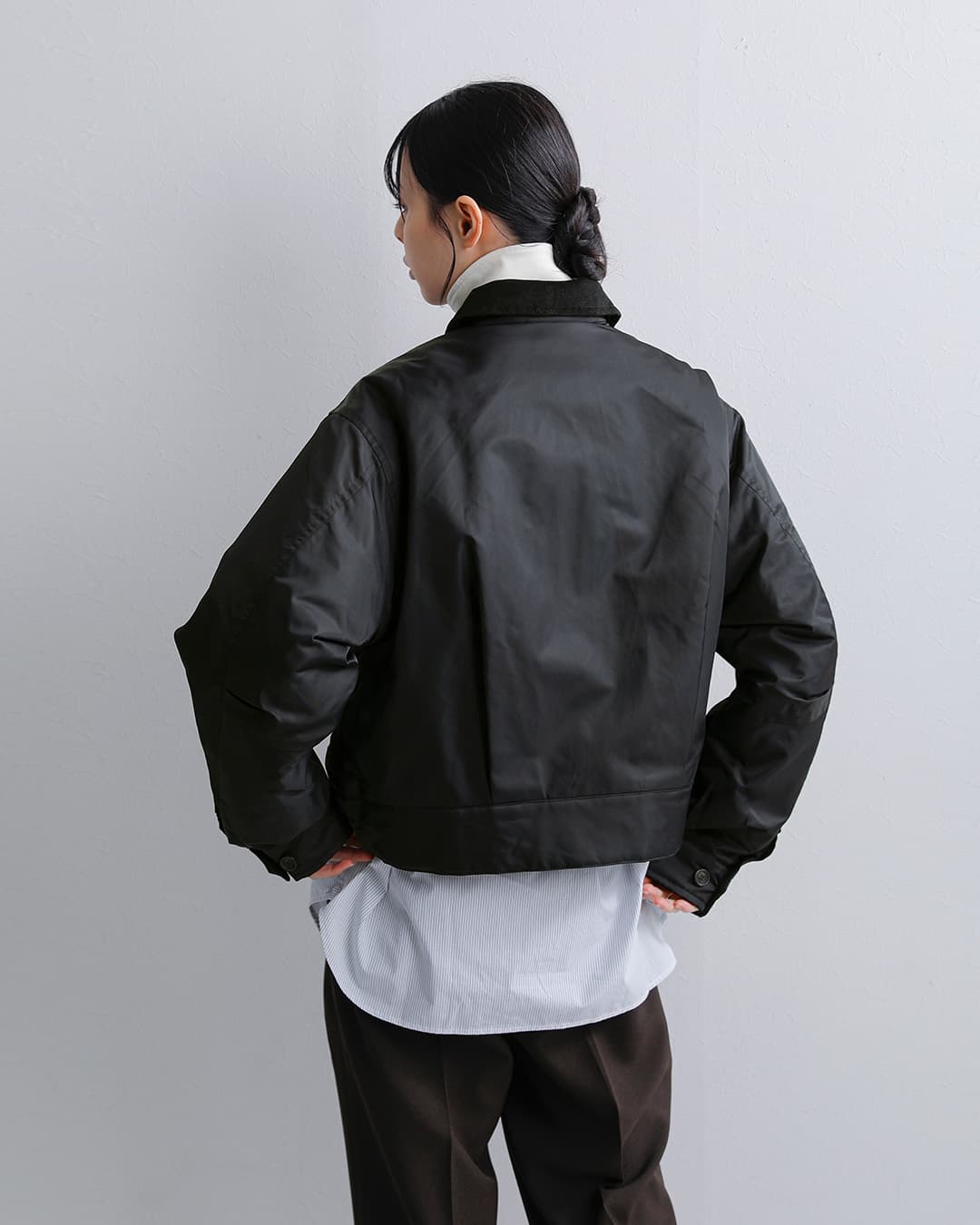 FRED PERRYコーデュロイカラー パデッド カバンジャケット Padded Caban Jacket j3116