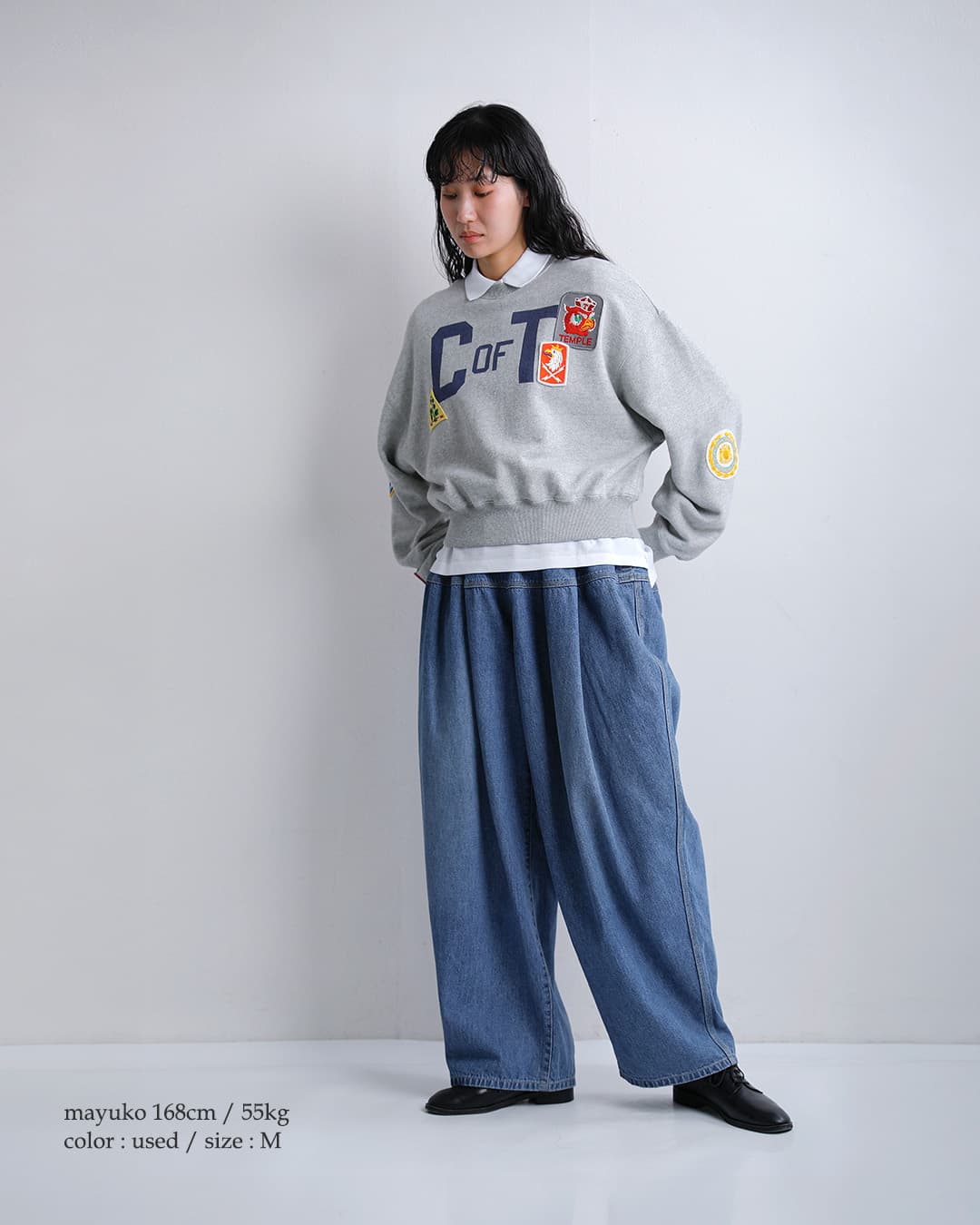 Johnbullデニム サーキュラー パンツ jl263p13