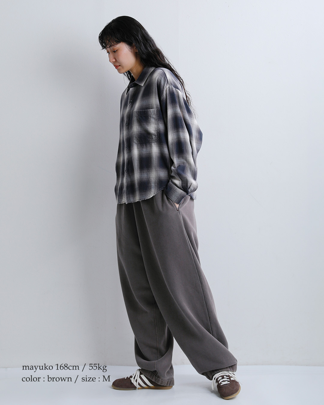 Johnbull裏毛 トンプキン ルーミィパンツ jl264p03