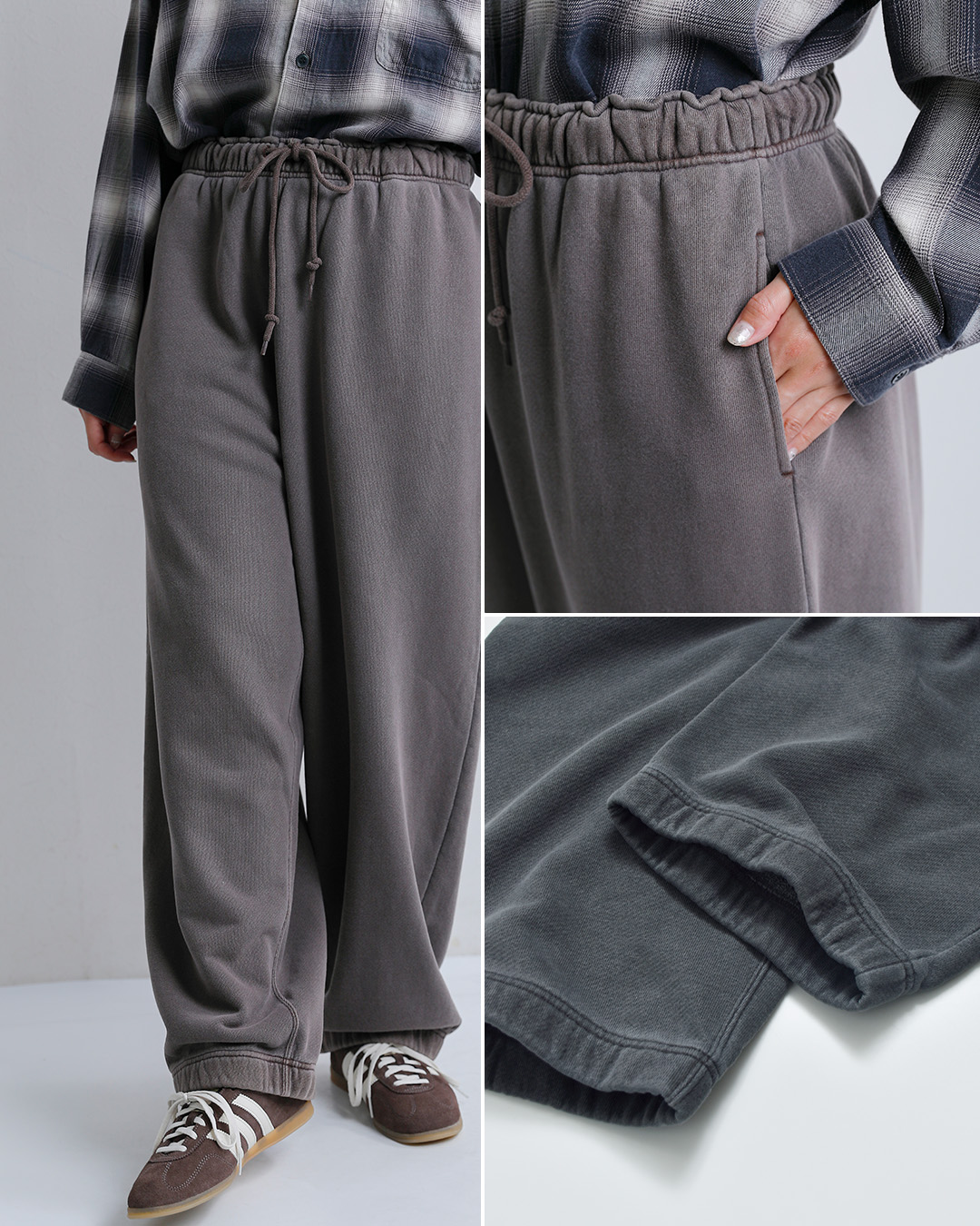 Johnbull裏毛 トンプキン ルーミィパンツ jl264p03