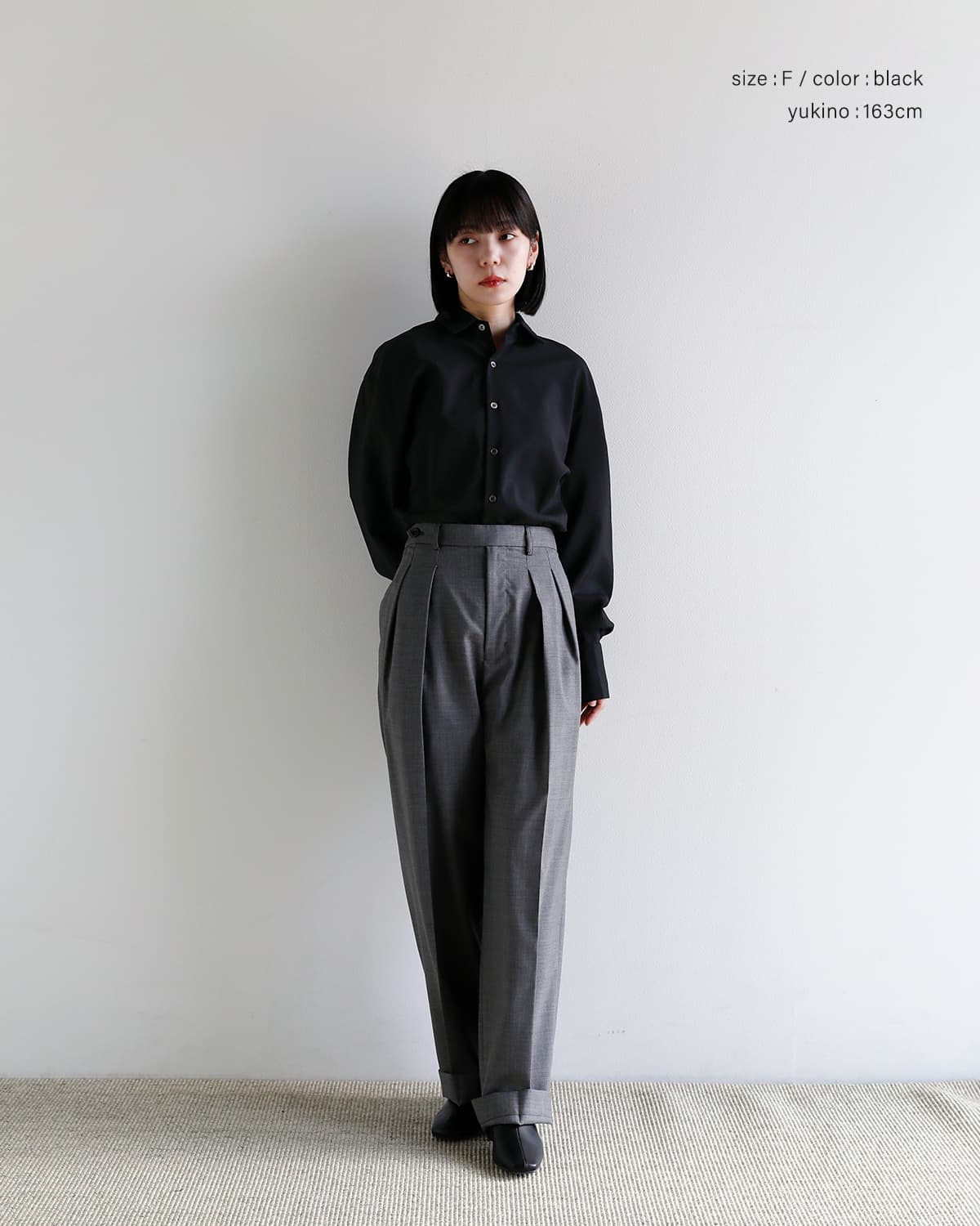 JUN MIKAMI(ジュンミカミ)ウール シャツ jm-26aw-6-j  秋冬