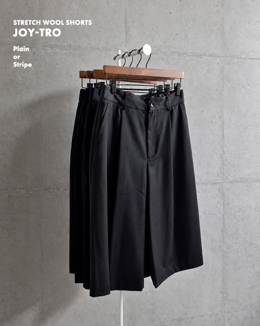 nicholson&nicholsonストレッチウール ショートパンツ JOY-TRO joy-tro