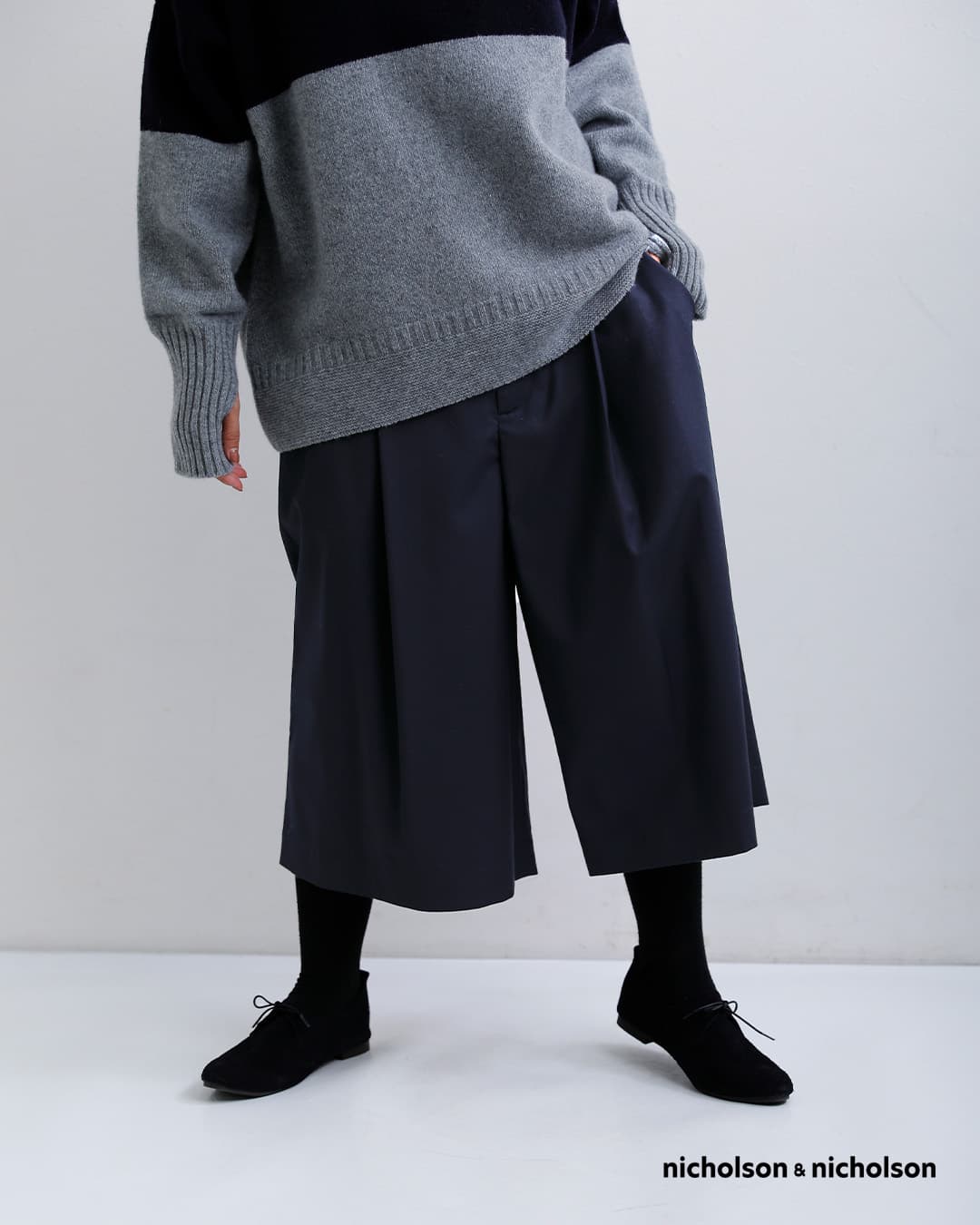 nicholson&nicholsonストレッチウール ショートパンツ JOY-TRO joy-tro