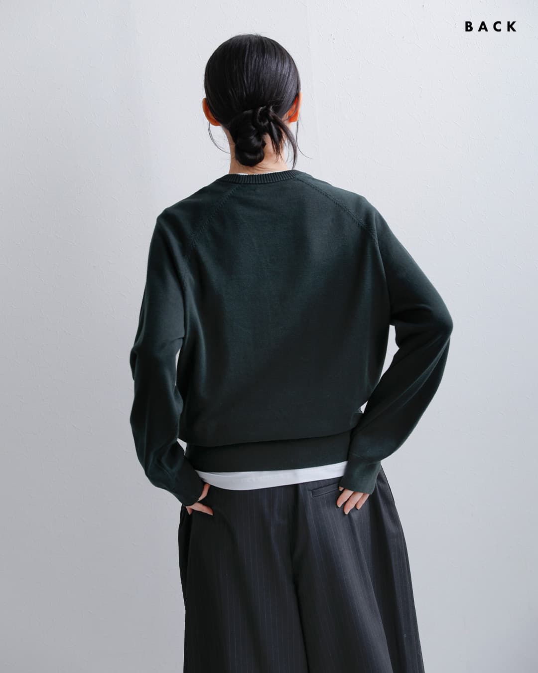 FRED PERRYコットン クルーネック ニットセーター Crew Neck Jumper k3140