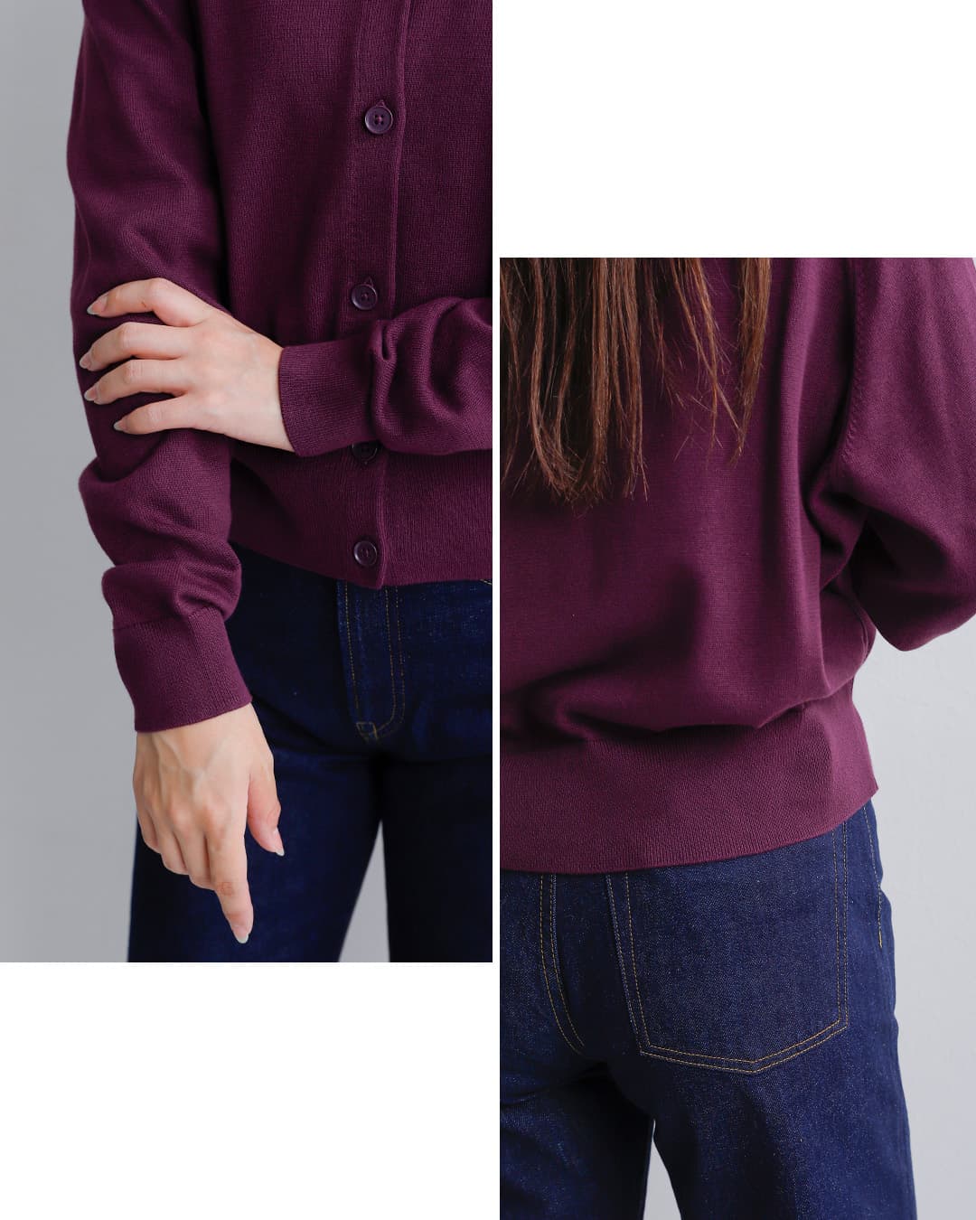 FRED PERRYコットン クルーネック カーディガン Crew Neck Cardigan k3141