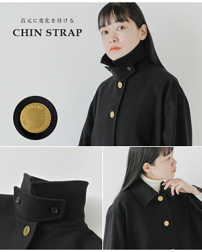 Traditional Weatherwear(トラディショナルウェザーウェア)リントンライトメルトンウールショートコート“LINTONSHORT”l252kgfco0502ml