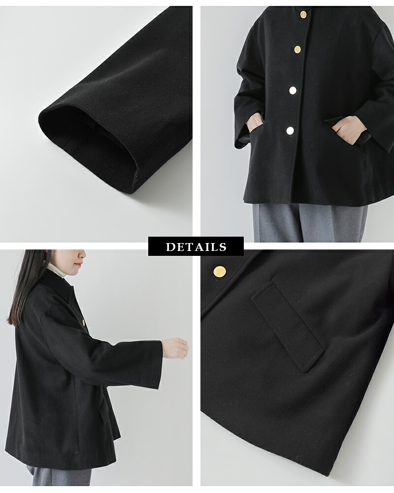 Traditional Weatherwear(トラディショナルウェザーウェア)リントンライトメルトンウールショートコート“LINTONSHORT”l252kgfco0502ml