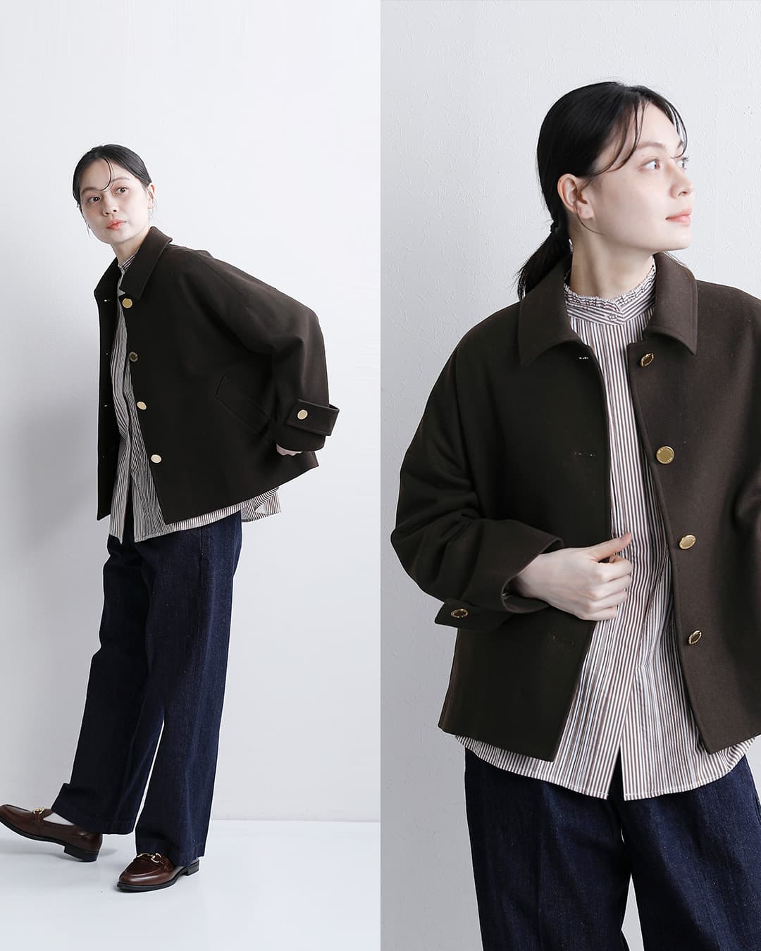 Traditional Weatherwear(トラディショナルウェザーウェア)マールトン ウール メルトン ショート コート MALTON B/T SHORT l262kgfco0574ml