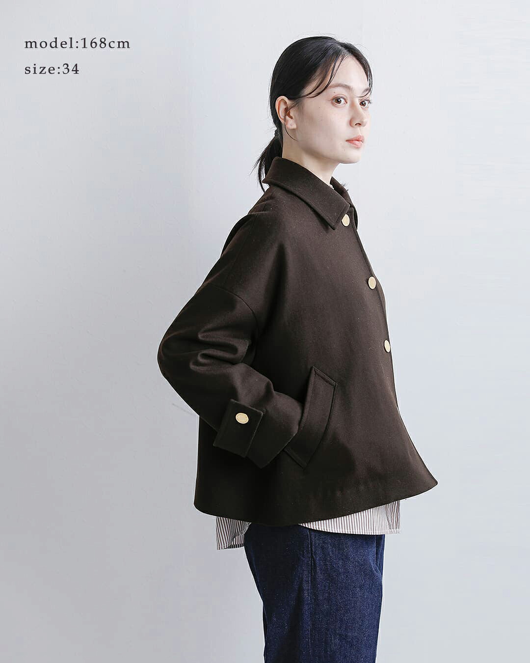 Traditional Weatherwear(トラディショナルウェザーウェア)マールトン ウール メルトン ショート コート MALTON B/T SHORT l262kgfco0574ml