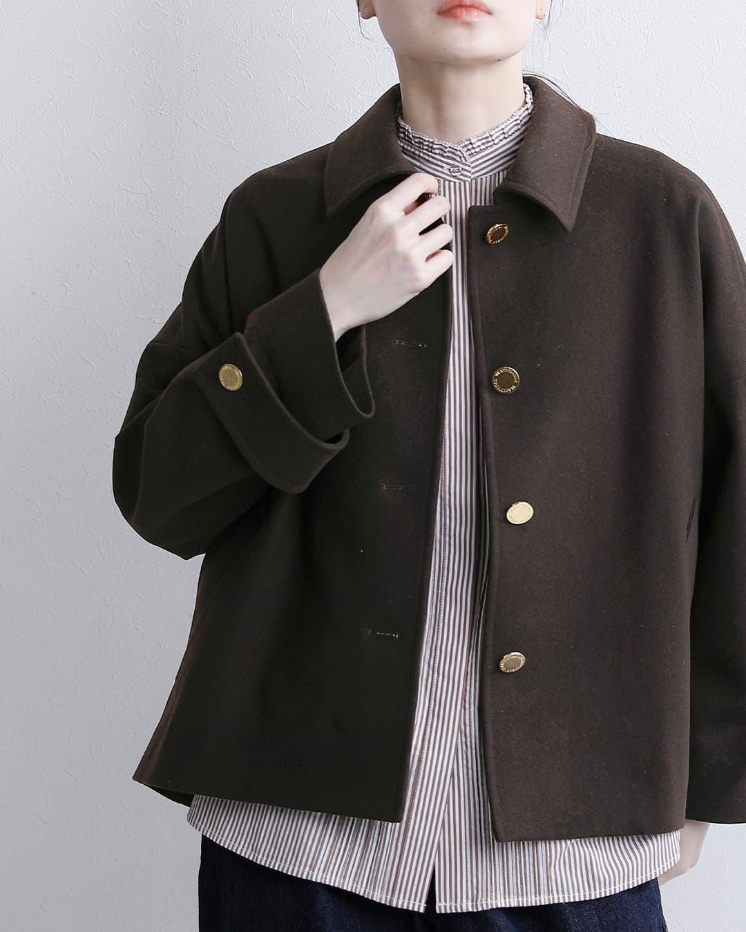 Traditional Weatherwear(トラディショナルウェザーウェア)マールトン ウール メルトン ショート コート MALTON B/T SHORT l262kgfco0574ml