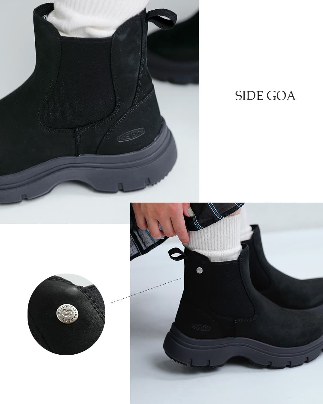 KEEN軽量 防滑 コーサ チェルシー ブーツ KOSA CHELSEA kosa-chelsea