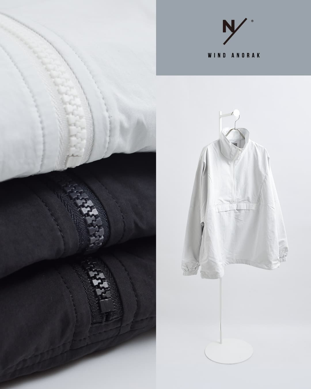 NEUTRALWORKS撥水 ウィンド アノラック WIND ANORAK ksu16329