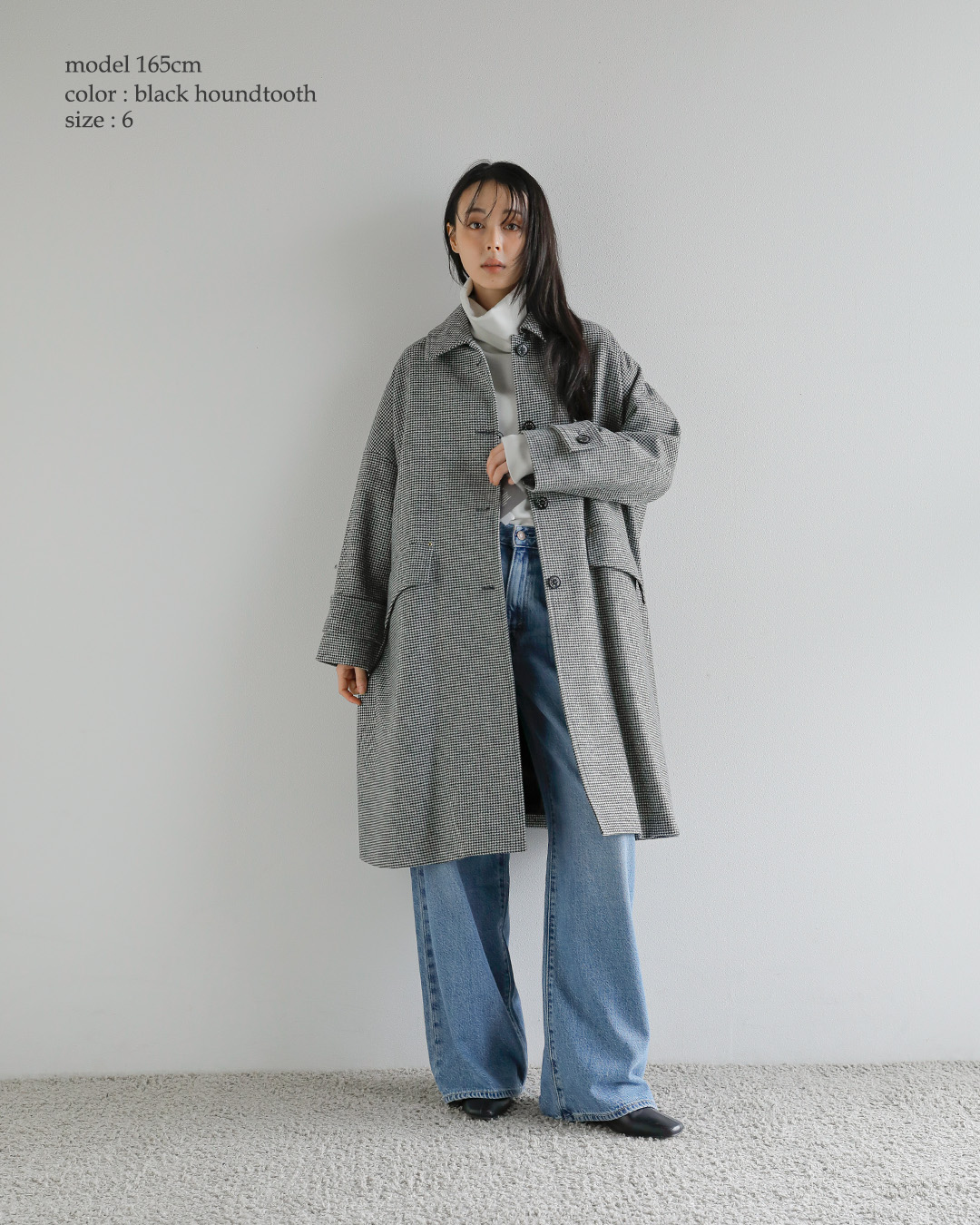 MACKINTOSH(マッキントッシュ)aranciato別注 ハウンドトゥース ハンビー ロング コート “HUMBIE LONG EX” l242mo1159exafd