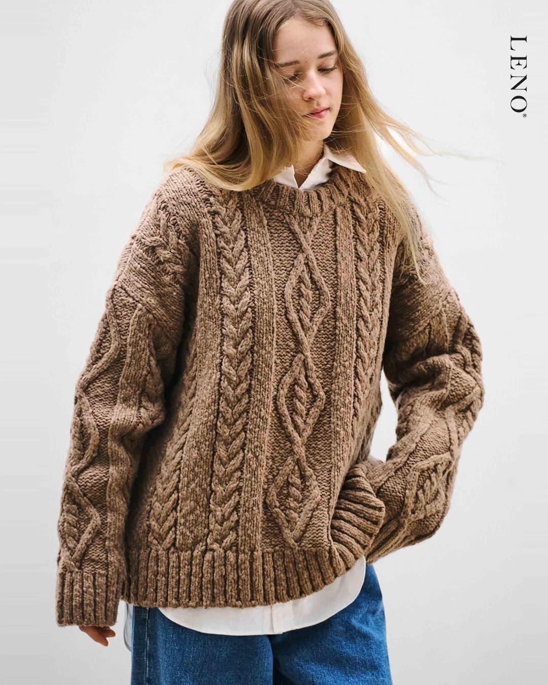 LENO�E�[�� �A���� �P�[�u���j�b�g �N���[�l�b�N �Z�[�^�[ l2602-kn003
