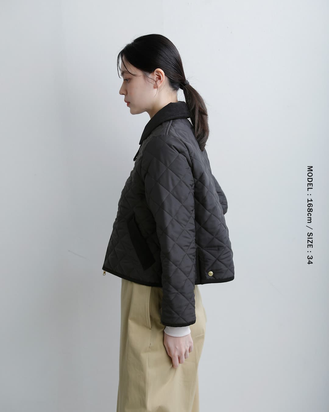 Traditional Weatherwear(トラディショナルウェザーウェア)ウェーバリー Aライン ジップ キルティング ジャケット WAVERLY A-LINE ZIP l262apqco0552aa