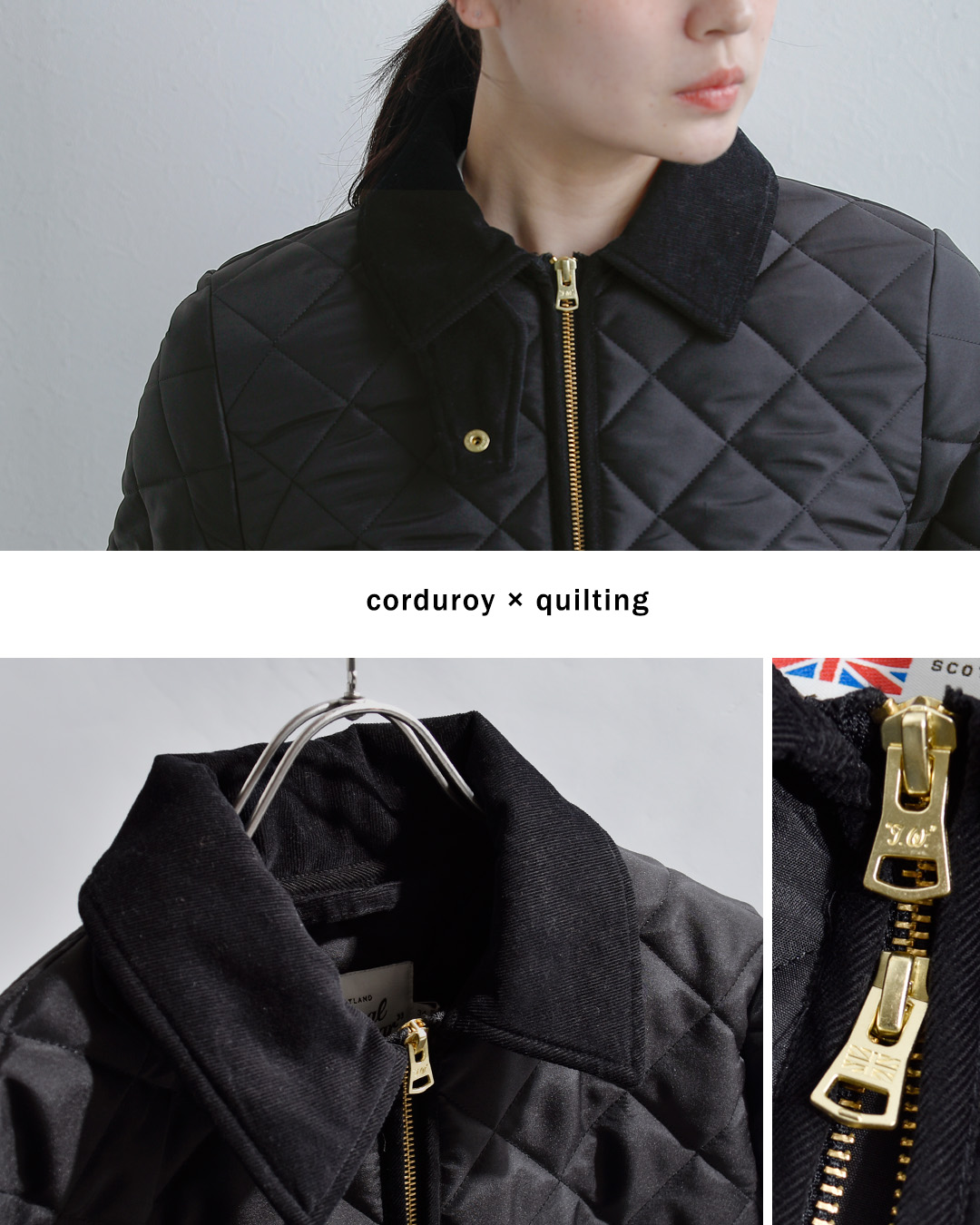 Traditional Weatherwear(トラディショナルウェザーウェア)ウェーバリー Aライン ジップ キルティング ジャケット WAVERLY A-LINE ZIP l262apqco0552aa