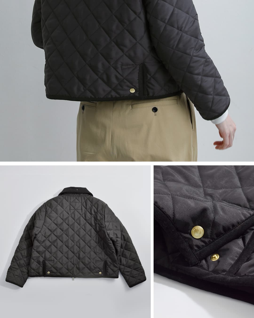 Traditional Weatherwear(トラディショナルウェザーウェア)ウェーバリー Aライン ジップ キルティング ジャケット WAVERLY A-LINE ZIP l262apqco0552aa