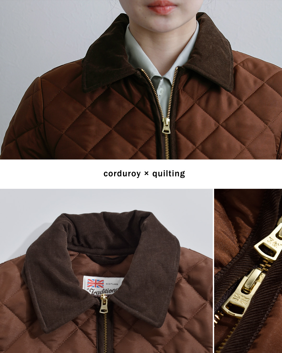 Traditional Weatherwear(トラディショナルウェザーウェア)ウェーバリー Aライン ジップ ロング ジャケット WAVERLY A-LINE ZIPZ LONG l262apqco0553aa