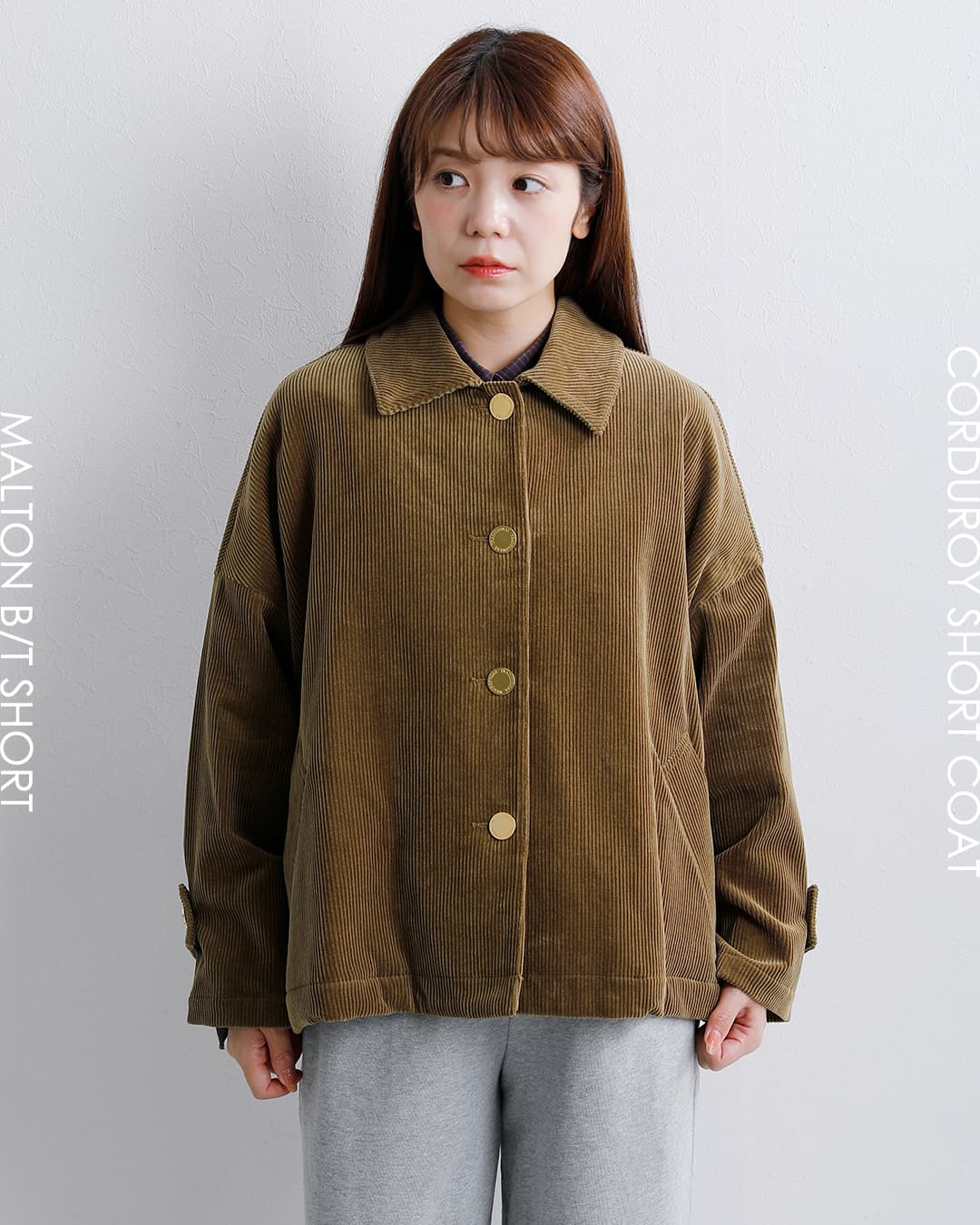 Traditional Weatherwear(トラディショナルウェザーウェア)マールトン コーデュロイ ショート コート MALTON B/T SHORT l262kgfco0541cd