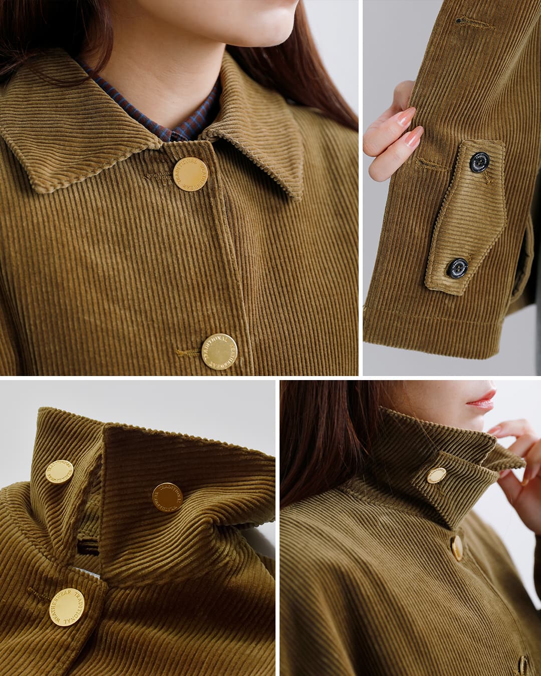 Traditional Weatherwear(トラディショナルウェザーウェア)マールトン コーデュロイ ショート コート MALTON B/T SHORT l262kgfco0541cd