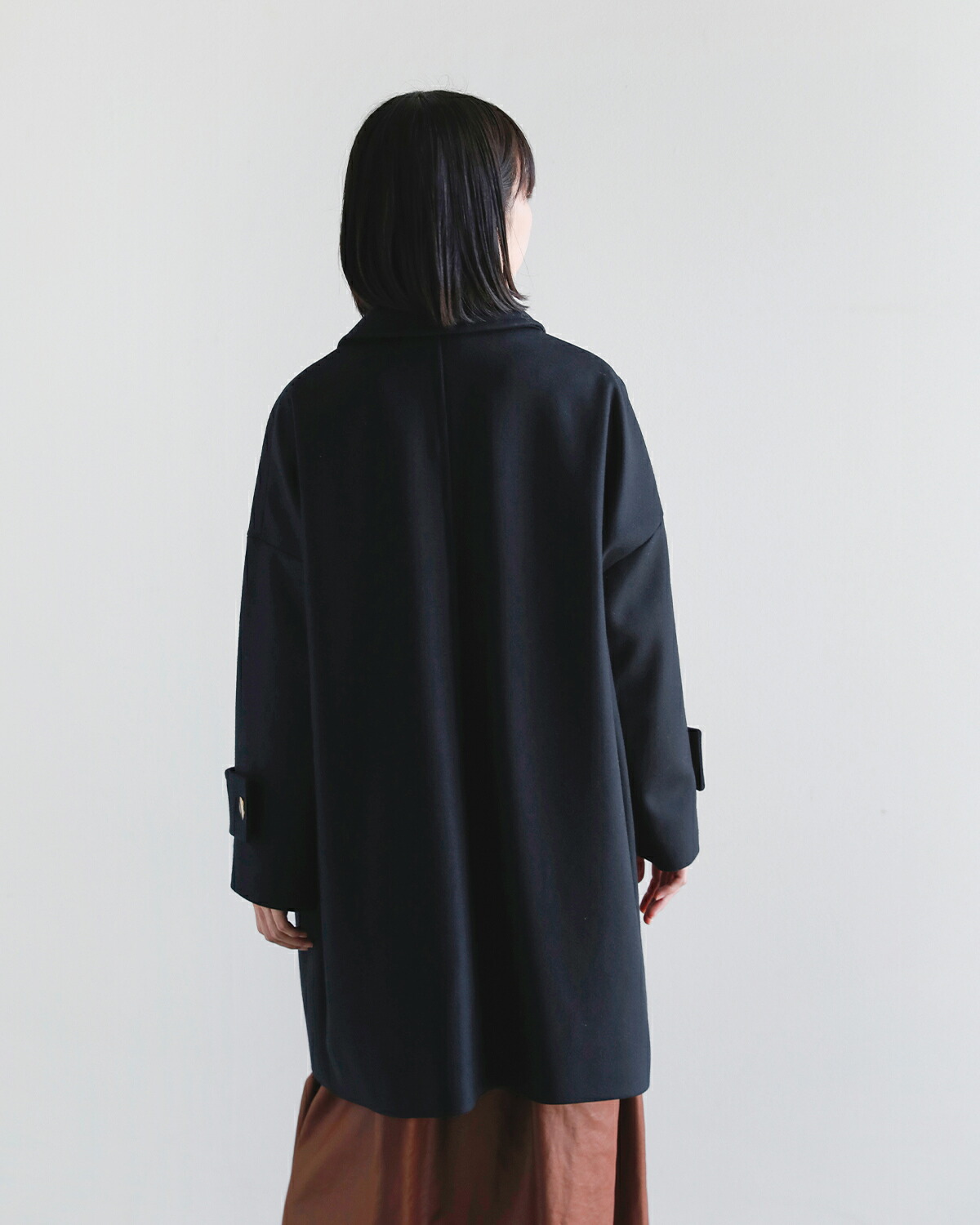 MACKINTOSH(マッキントッシュ)ハンビー ウールメルトン レオパードライニング ステンカラーコート New Humbie Leo MB l262mo1231f2klm