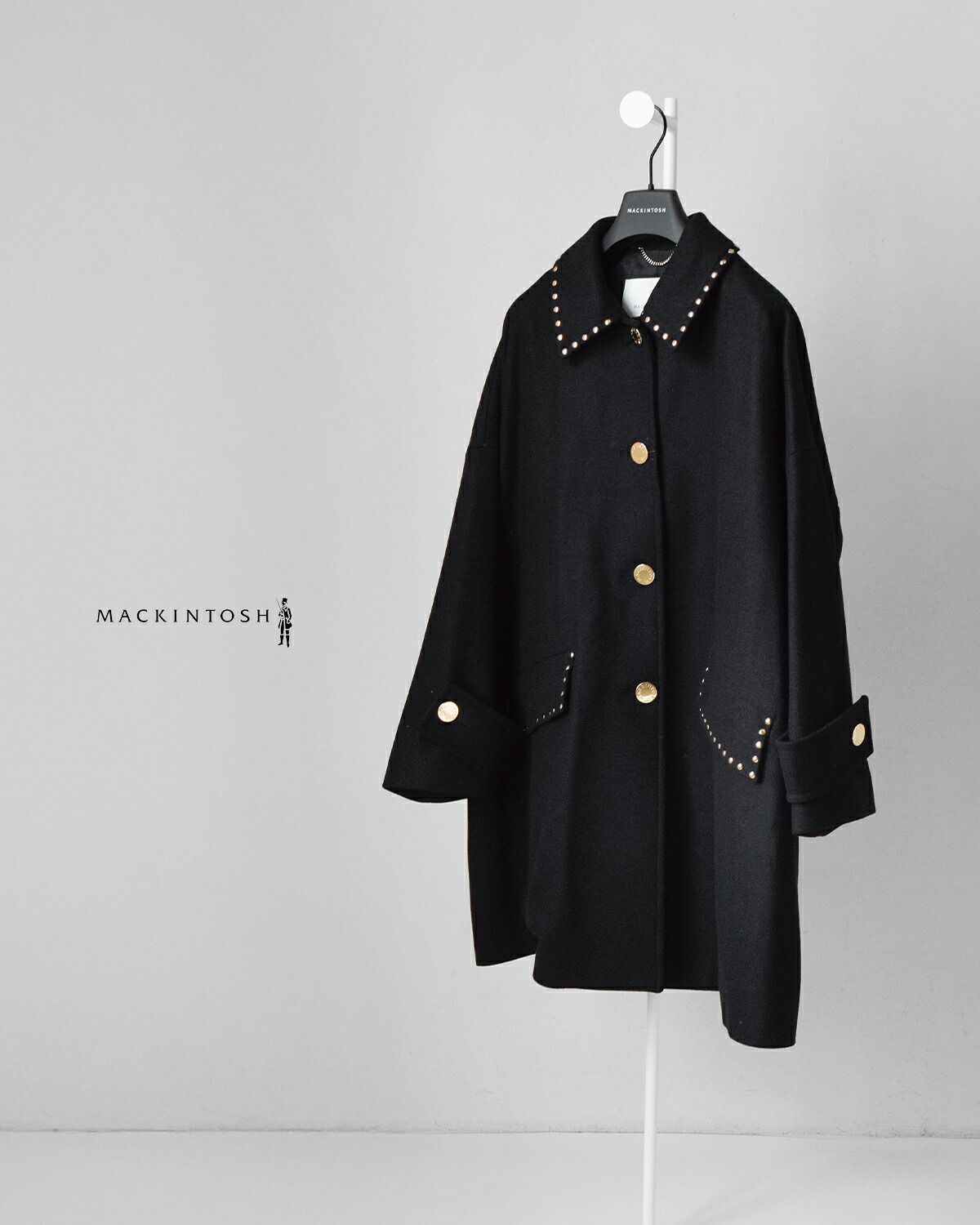 MACKINTOSH マッキントッシュ ハンビー ウールメルトン スタッズ