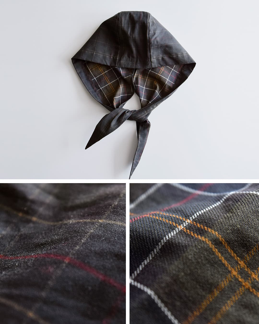 Barbourアーリーン ワックス タイ ヘッド スカーフ ARLENE WAX TIE HEADSCARF
