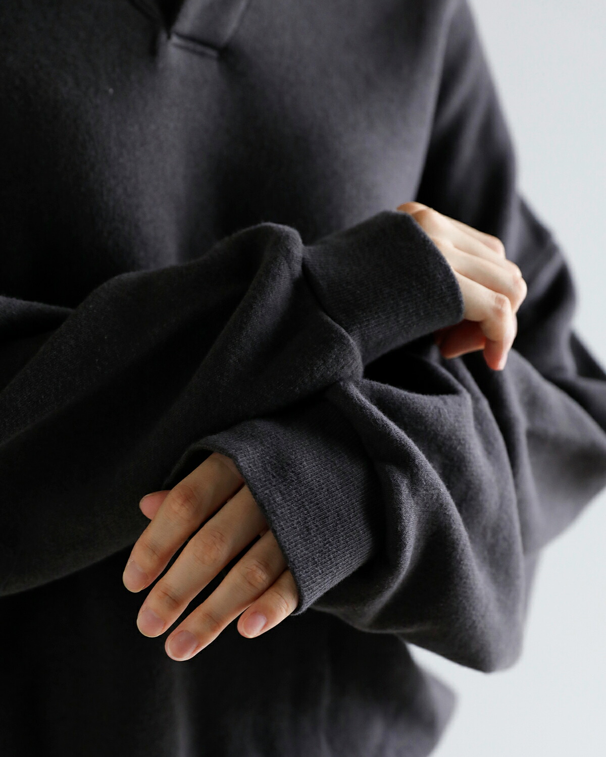 GREYCHORD(グレーコード)コットン スキッパーカラー 長袖 カットソー OSLO lagc02806  秋冬