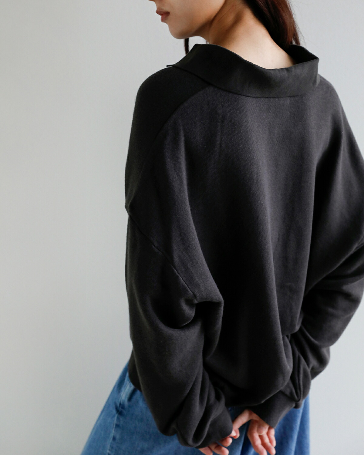 GREYCHORD(グレーコード)コットン スキッパーカラー 長袖 カットソー OSLO lagc02806  秋冬