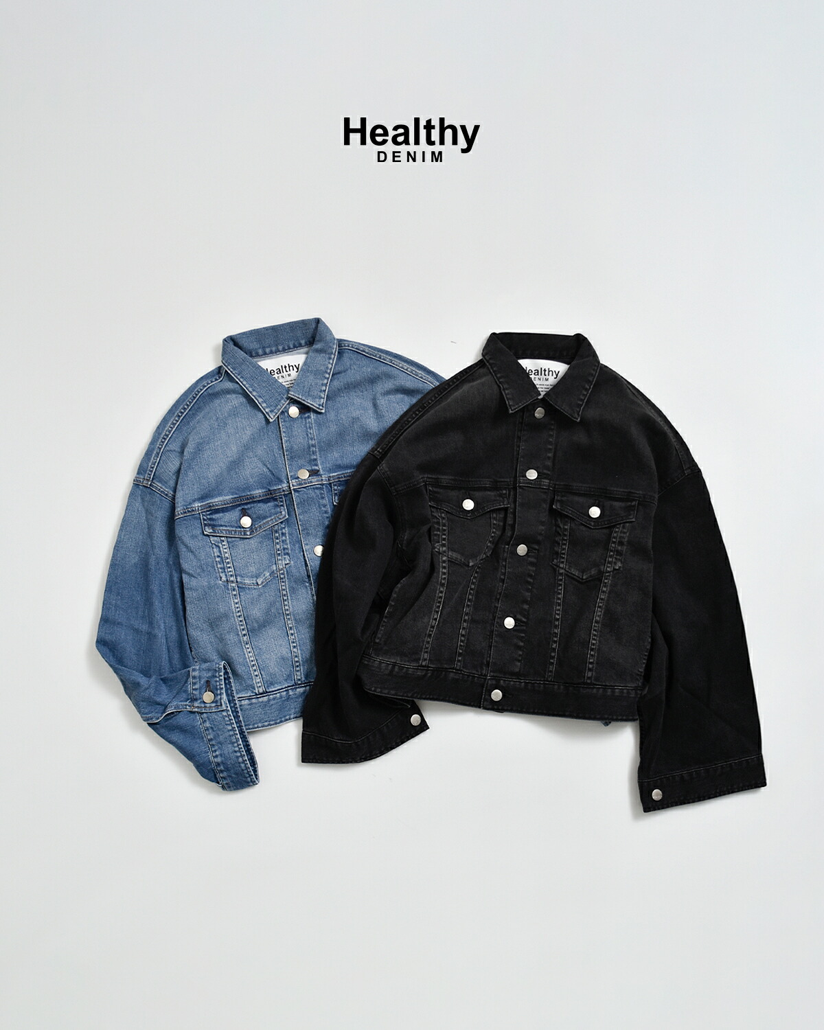Healthy Denim(ヘルシーデニム)デニム ジャケット Latte latte