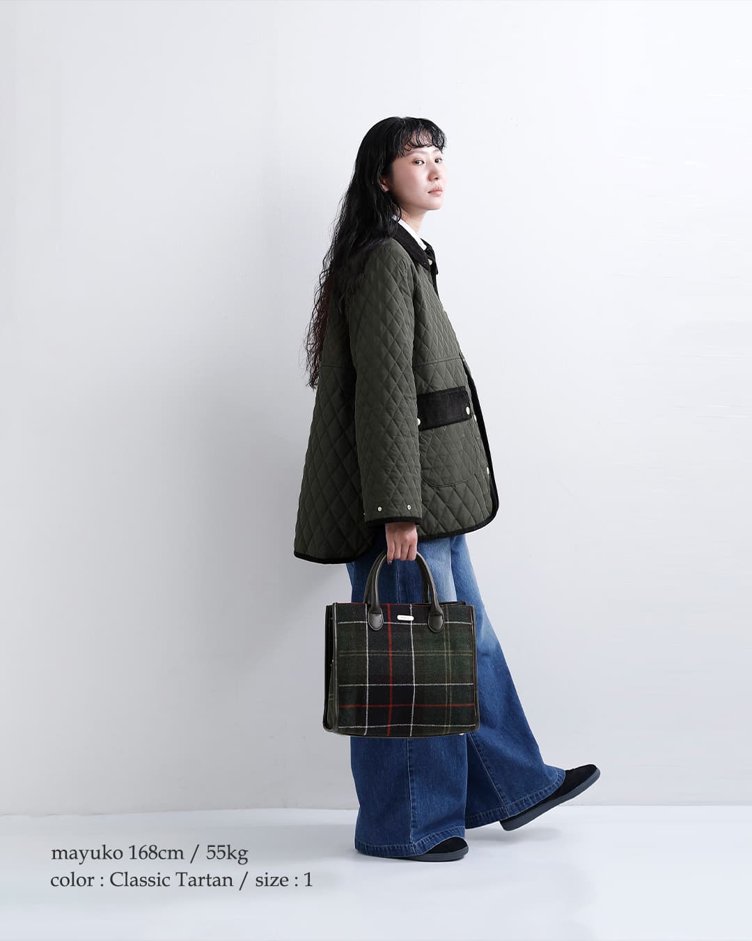 Barbour(バブアー)バーヒル タータン トート バッグ BARRHILL TARTAN TOTE BAG lba0423