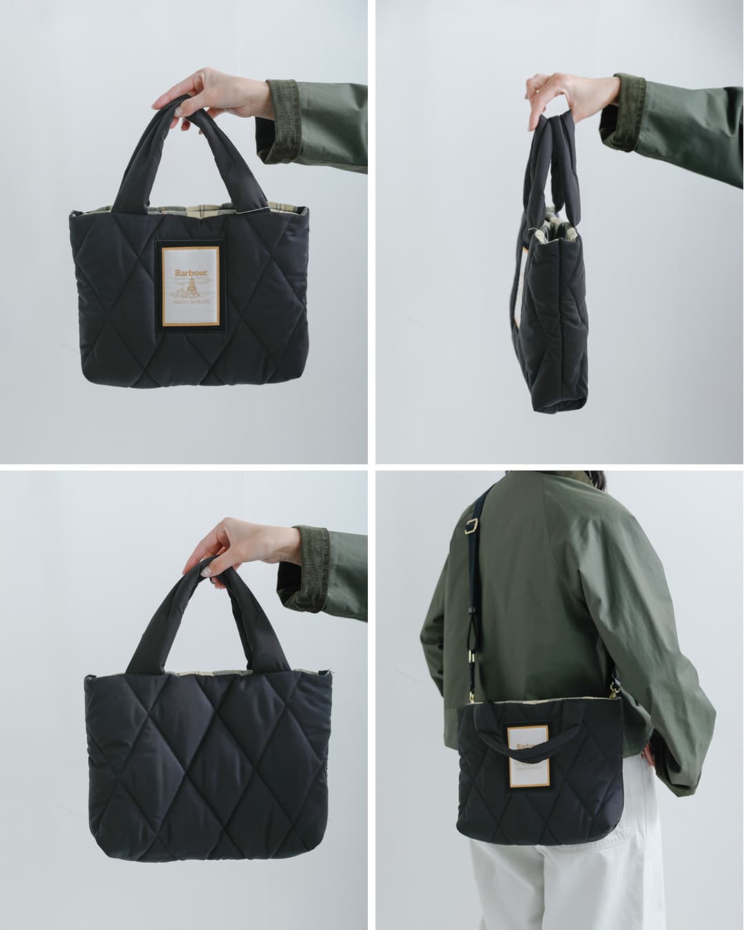 NEW]Barbour バブアー マライア ミニ キルティング トート バッグ