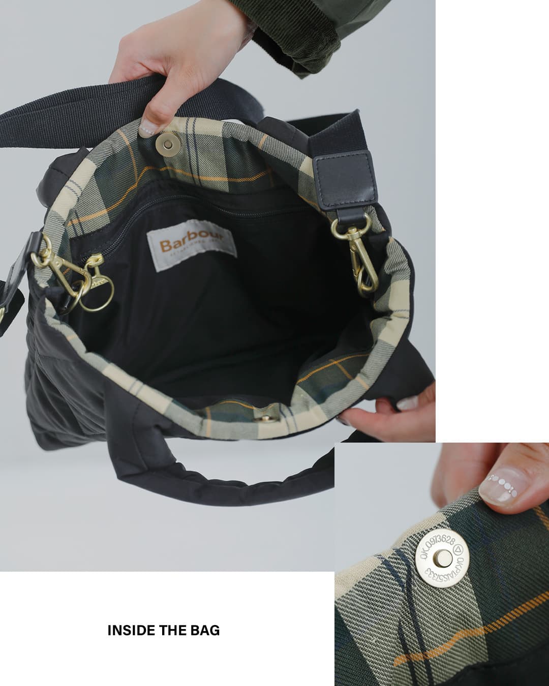 NEW]Barbour バブアー マライア ミニ キルティング トート バッグ