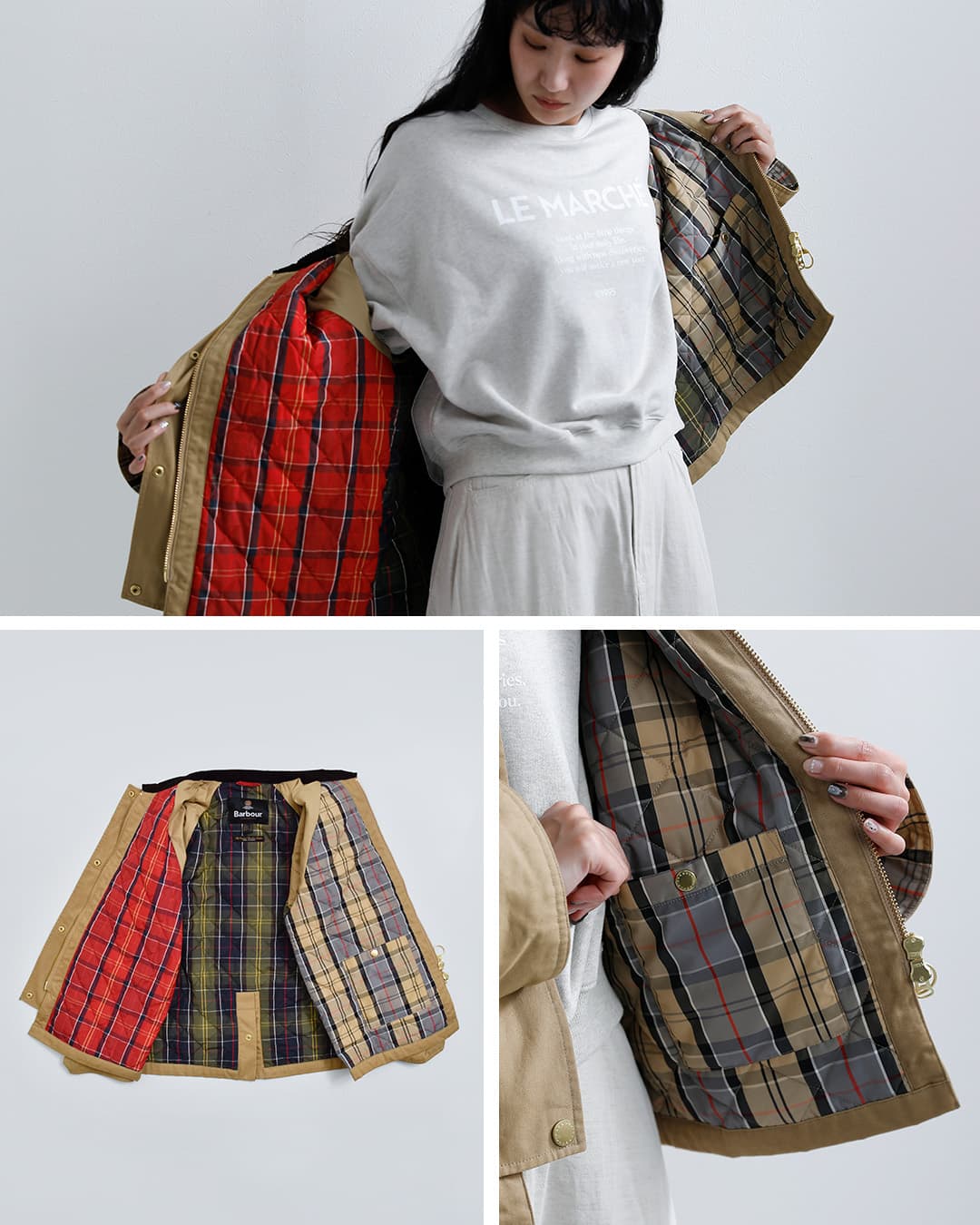 Barbourダフネ カジュアル ジャケット DAPHNE CASUAL JACKET lca0416