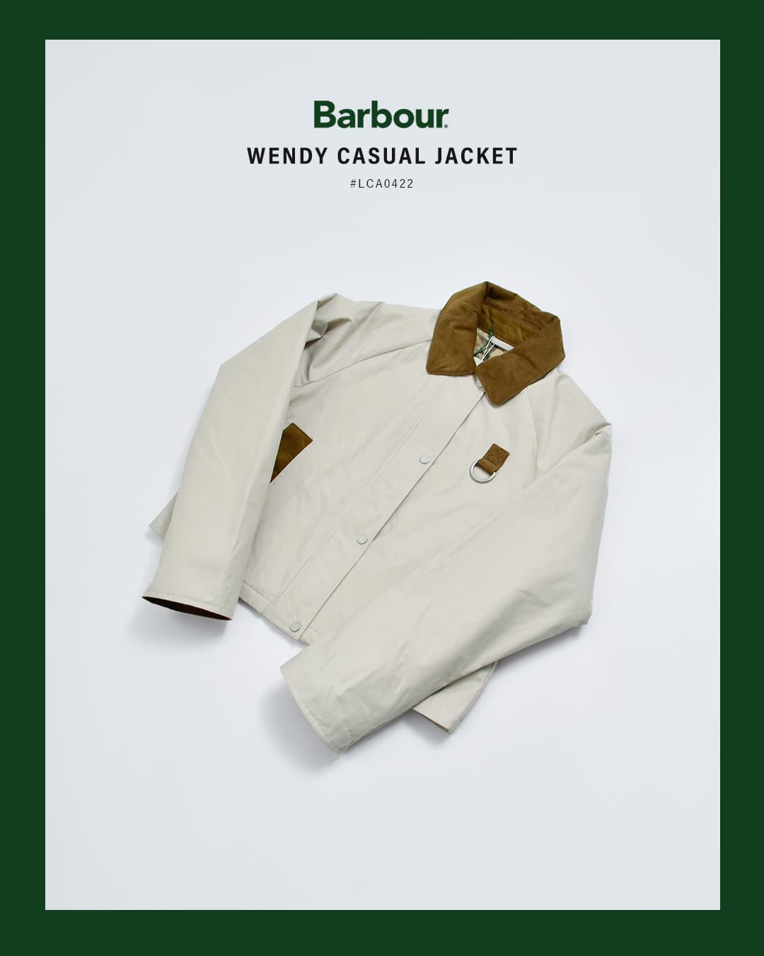 Barbourウェンディ カジュアル ジャケット WENDY CASUAL JACKET lca0422