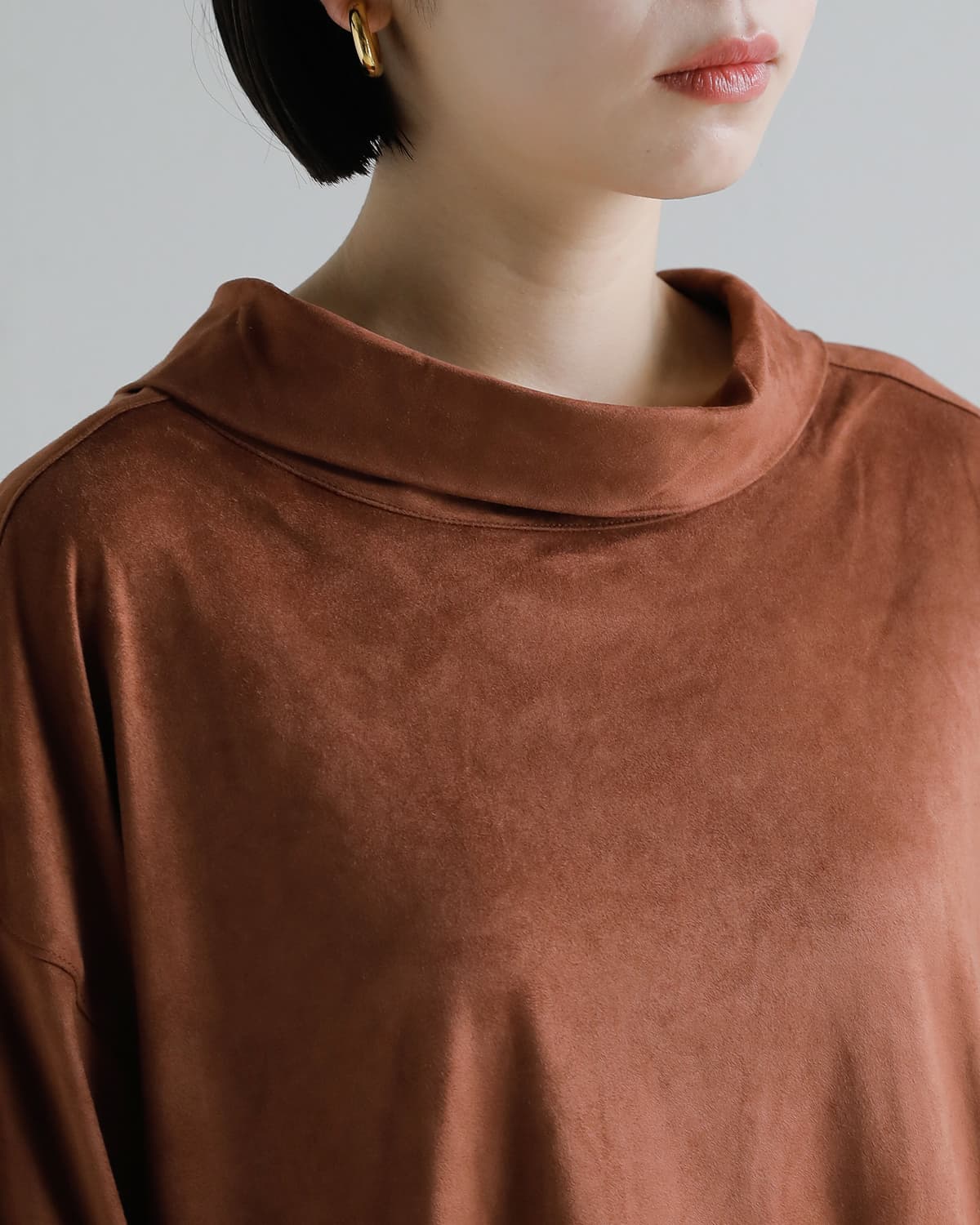 Studio Doe(スタジオドー)フェイクスエードレザー ドレス Faux Suede Leather Dress ld-259odr18