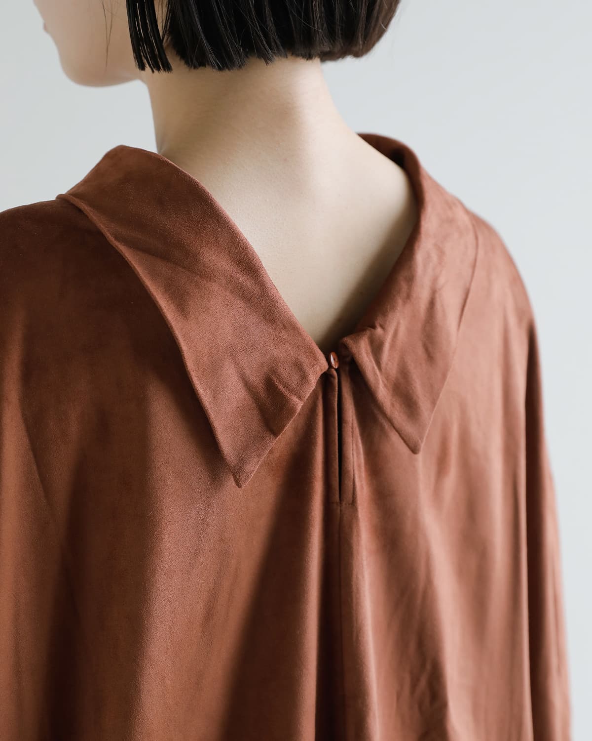 Studio Doe(スタジオドー)フェイクスエードレザー ドレス Faux Suede Leather Dress ld-259odr18