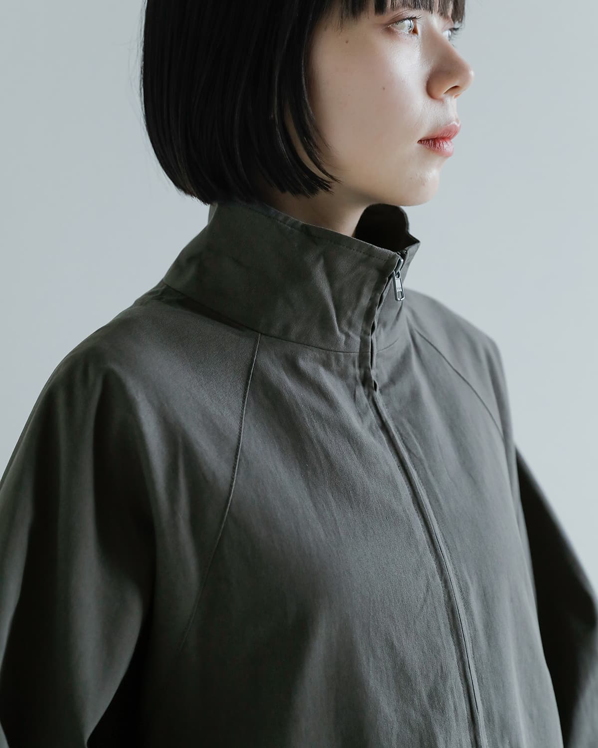 Studio Doe(スタジオドー)スタンドカラー オーバーサイズジャケット Stand Collar Oversize Jacket ld-25jcja33